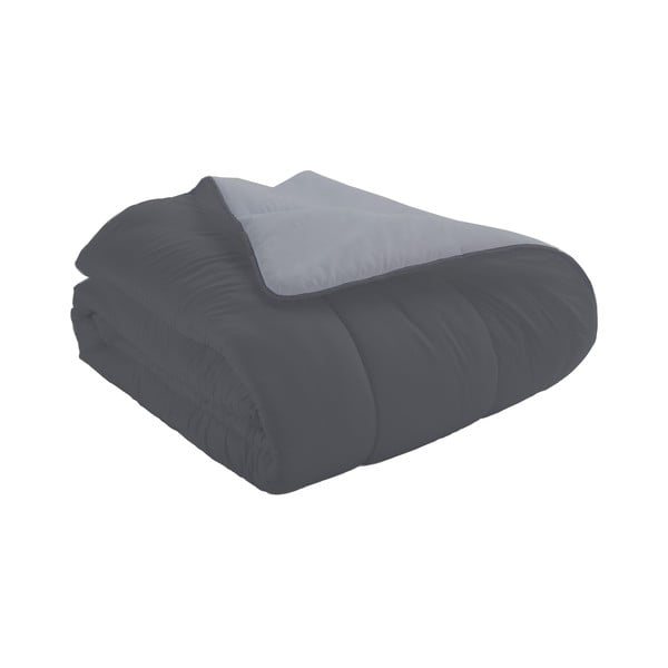 Tamsiai pilkos spalvos lovatiesė dvigulei lovai Boheme Bianca, 270 x 235 cm