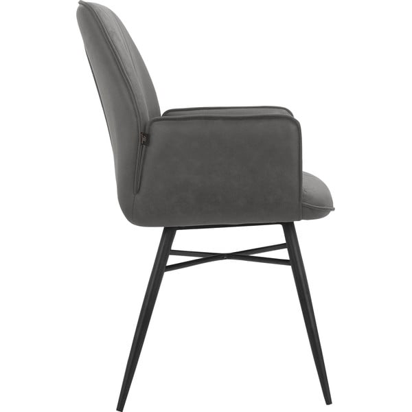 Valgomojo kėdės antracito spalvos 2 vnt. Anzo – Støraa-image-2