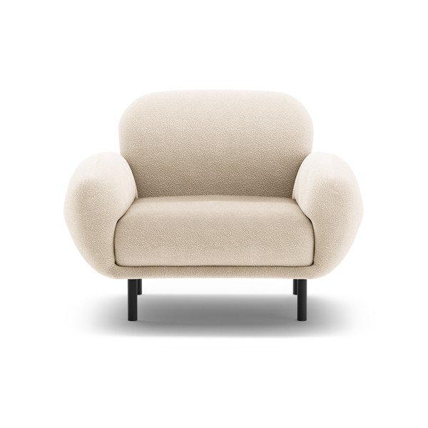 Smėlio spalvos iš boucle krėslas Poppy – Micadoni -image-1