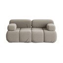 Smėlio spalvos iš velveto sofa 190 cm Lokua – Makamii