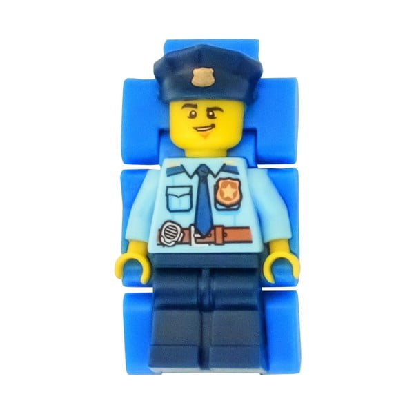 Vaikiškas laikrodis su policijos pareigūno figūrėle LEGO® City-image-3