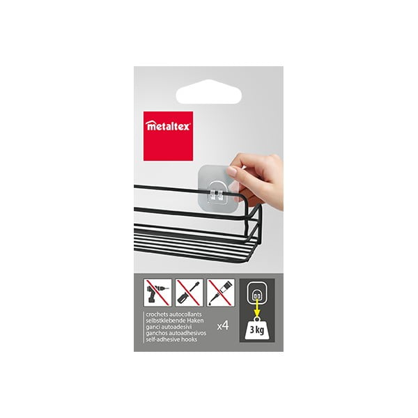 Iš plastiko kabliai 4 vnt. – Metaltex-image-1