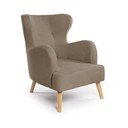 Krėslas smėlio spalvos su atlošu Noemye – Bonami Selection