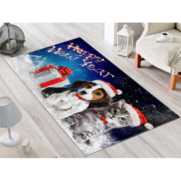 Kilimas Vitaus Kalėdų laikotarpio šunys, 50 x 80 cm
