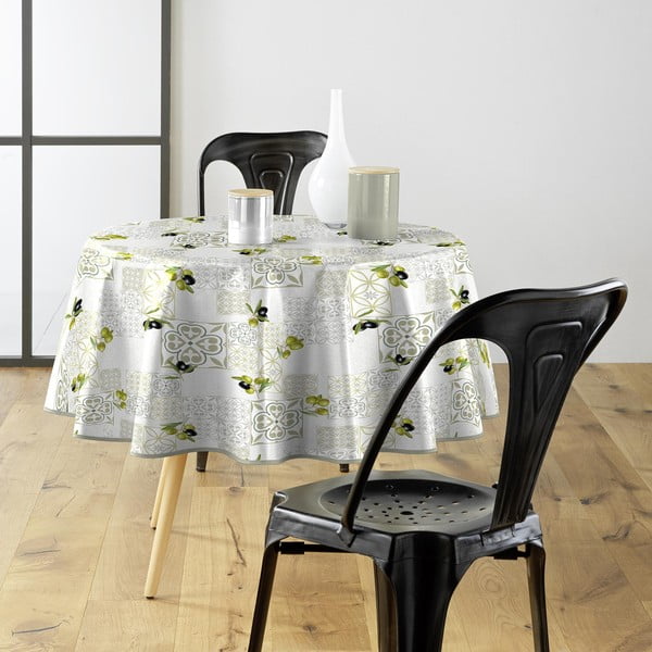 Iš PVC staltiesė galima plauti ø 160 cm Andalousie – douceur d'intérieur