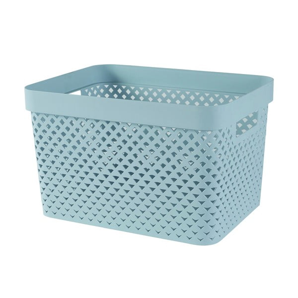 Šviesiai mėlynos spalvos iš plastiko daiktadėžė 35,5x26x22 cm Pure – Curver