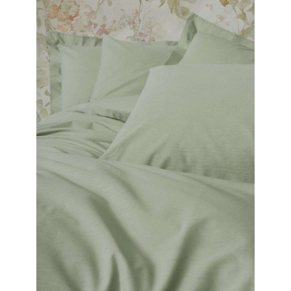 Šalavijo spalvos viengulė patalynė 200x140 cm Plain  – Mijolnir-image-1