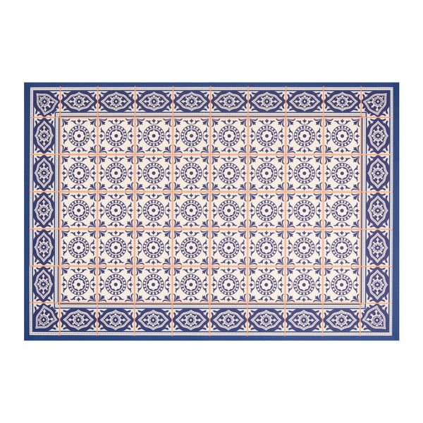 Mėlynas vinilinis kilimas "Zala Living Aurelie",195 x 120 cm