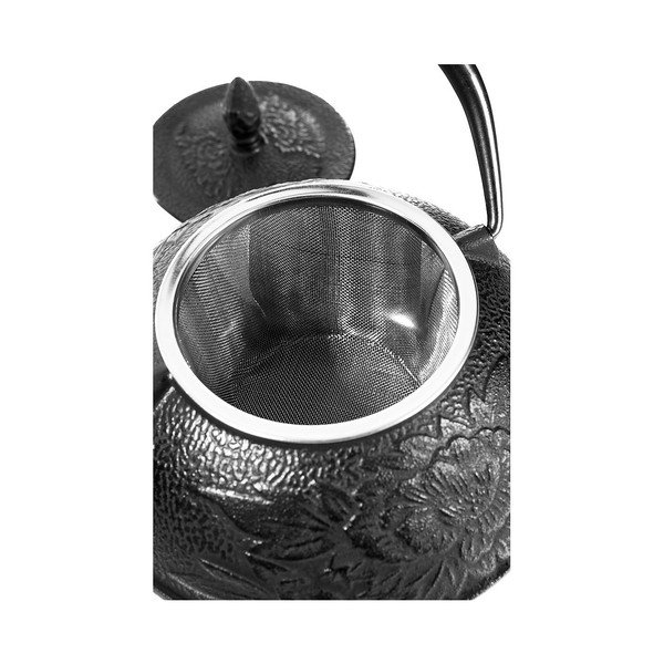 Juodas ketaus arbatinukas Bambum Taşev Linden, 800 ml-image-2