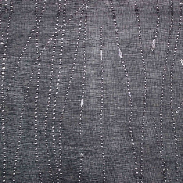 Permatomos užuolaidos antracito spalvos 2 vnt. 70x200 cm Filiane – douceur d'intérieur-image-3