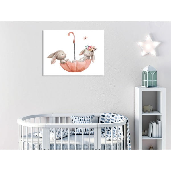 Vaikiškas paveikslas 40x30 cm Bunnies - Wallity-image-2