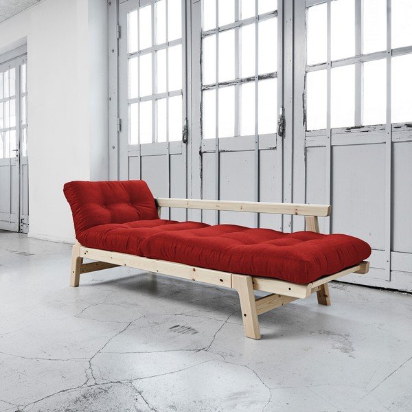 Sofa lova "Karup Step Natural/Passion Red-image-2