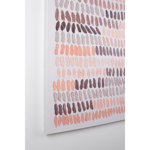 Paveikslas su rėmeliu/tapyba ant drobės su rankomis dažytais elementais 90x120 cm Naska – Bizzotto-image-1