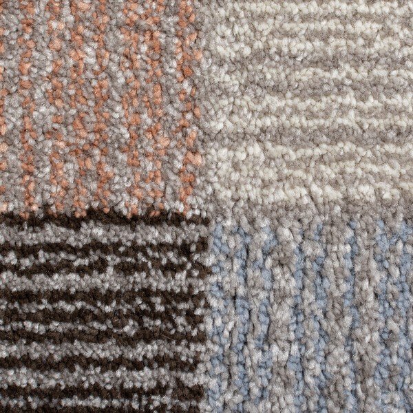 Pilkos ir rožinės spalvos kilimas Flair Rugs Centro, 120 x 170 cm-image-3