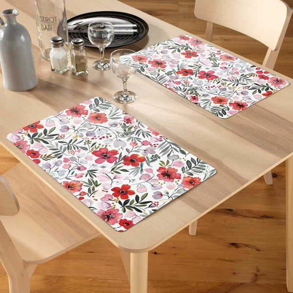 Iš plastiko padėkliukas 44x28,5 cm Jolie Fleur – douceur d'intérieur-image-1