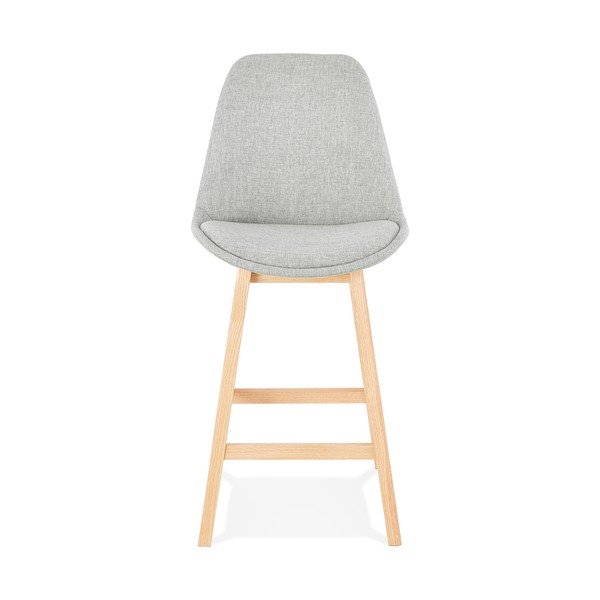 Kokoon QOOP Mini baro kėdė, pilka, sėdynės aukštis 65 cm-image-3