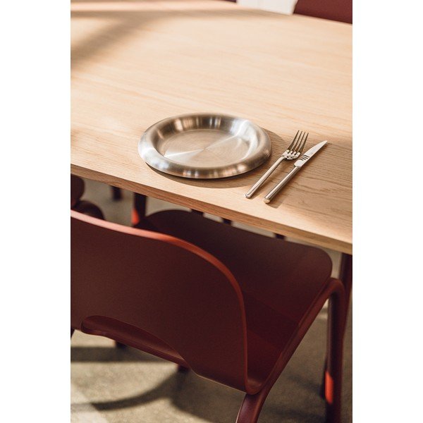 Sidabrinės spalvos iš nerūdijančio plieno lėkštės 2 vnt. ø 28 cm Roto – noo.ma-image-1