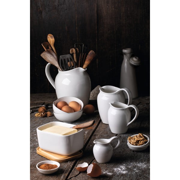 Baltas porcelianinis pieno ąsotis Maxwell & Williams Basic, 110 ml-image-1