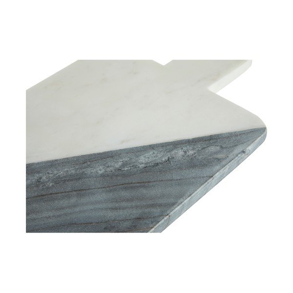 Premier Housewares Paddle balto ir pilko marmuro serviravimo lenta-image-3