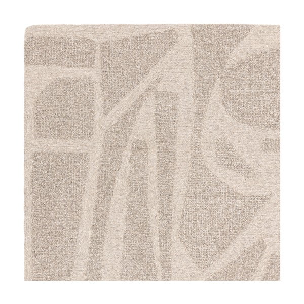 Rankų darbo iš vilnos kilimas kreminės spalvos 200x290 cm Loxley – Asiatic Carpets-image-2