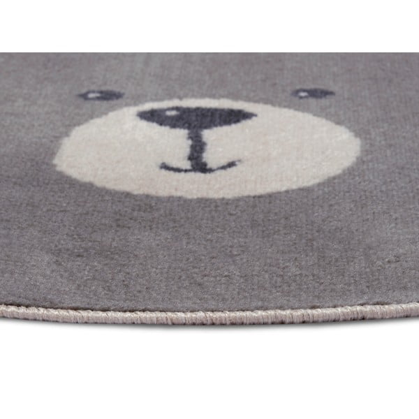 Vaikiškas kilimas pilkos spalvos ø 100 cm Bear – Hanse Home-image-2