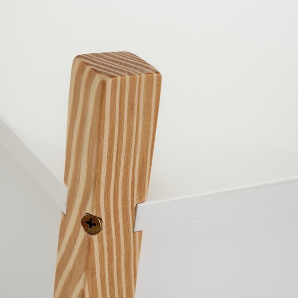 Vaikiška knygų spinta baltos spalvos su stumdomomis durimis 70x77 cm – Casa Selección-image-3