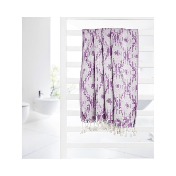 Violetinis hamamo rankšluostis Kate Louise Calypso, 165 x 100 cm-image-3