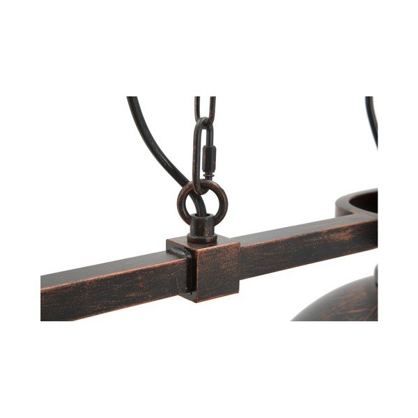 Juodas pakabinamas šviestuvas su 3 atspalviais Mauro Ferretti Industry-image-4