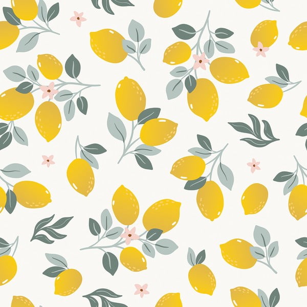 Vaikiški tapetai 10 m x 50 cm Lemons – Lilipinso