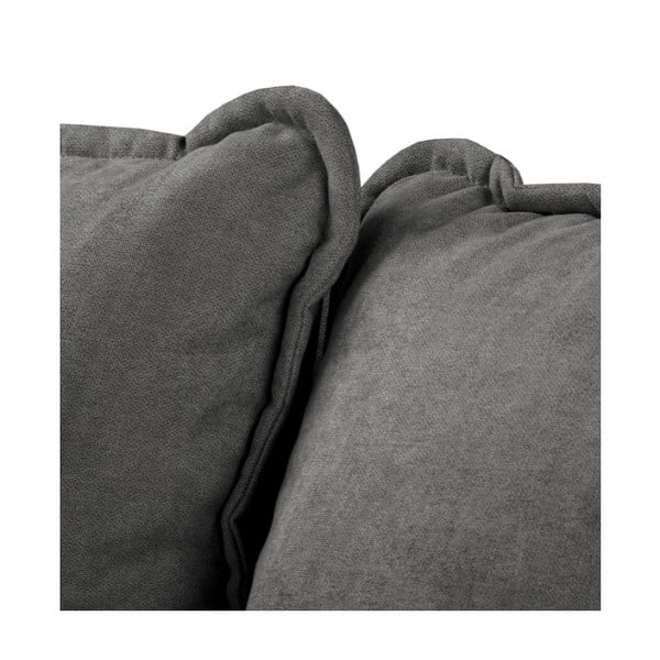 Tamsiai pilka kampinė sofa (kairysis kampas) Beata - Ropez-image-1