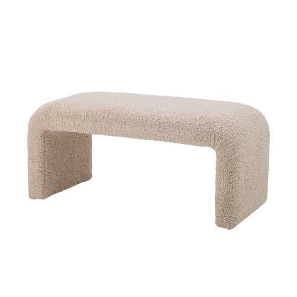 Iš boucle suolas kreminės spalvos Bobbie – Bloomingville-image-3