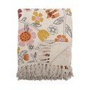 Iš medvilnės mišinio antklodė ir pledas 130x160 cm Vivielle – Bloomingville