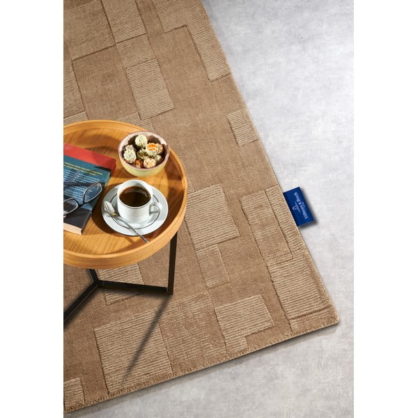 Rankų darbo iš vilnos kilimas smėlio spalvos 80x150 cm Wilhelmine – Villeroy&Boch-image-2