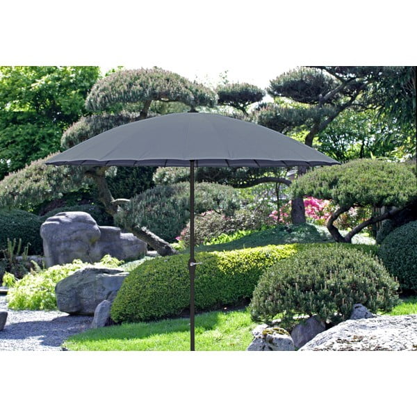 Skėtis nuo saulės pilkos spalvos ø 260 cm – Garden Pleasure-image-3