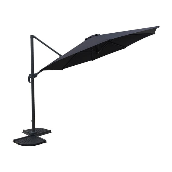 Skėtis nuo saulės pilkos spalvos 300x300 cm Deluxe – Garden Pleasure-image-2