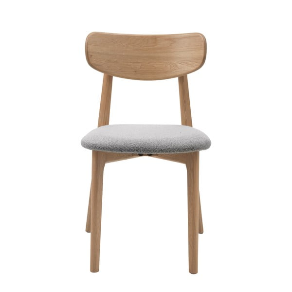 Valgomojo kėdė šviesiai pilkos spalvos/natūralios spalvos Elim – Unique Furniture-image-1