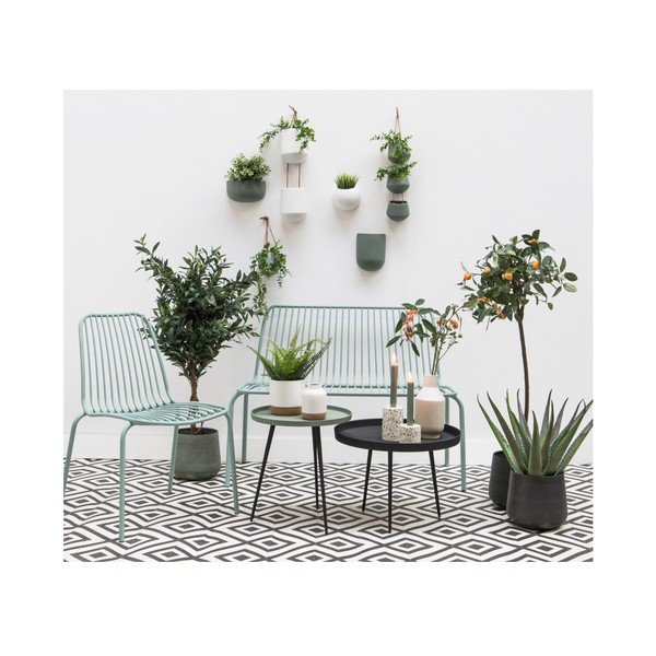 Matinės žalios spalvos keraminis sieninis vazonas PT LIVING Nest-image-2