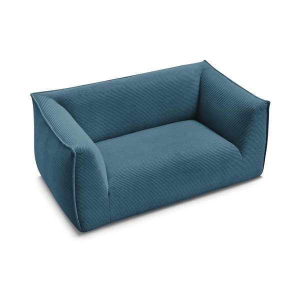 Mėlynos spalvos sofa iš kordinio velveto 170 cm Giorgia – Bobochic Paris-image-3