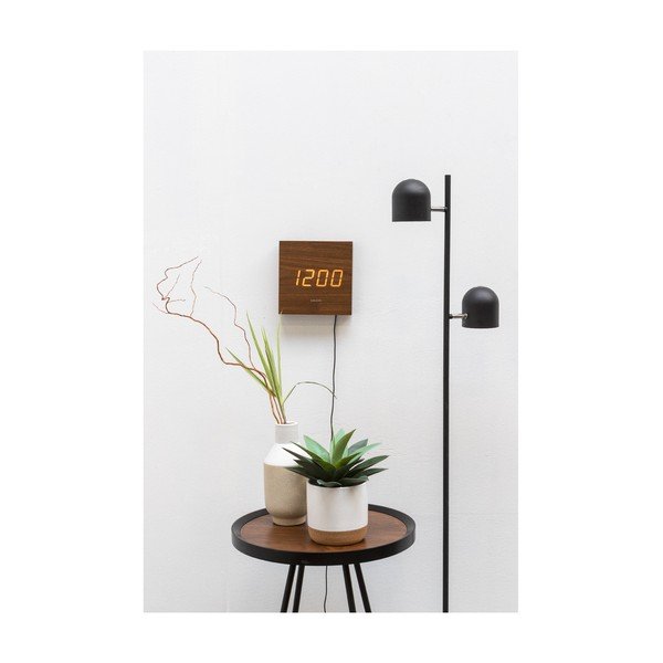 Rudas LED sieninis laikrodis Karlsson Square-image-1