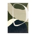 Rankų darbo iš vilnos kilimas žalios spalvos 200x300 cm Matrix – Asiatic Carpets