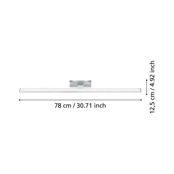 Sieninė lempa sidabrinės spalvos LED PANDELLA 1 – EGLO-image-2