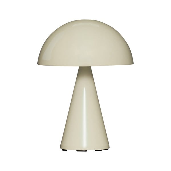 Stalinis šviestuvas kreminės spalvos LED su pritemdymo funkcija (aukštis 20 cm) Mush – Hübsch
