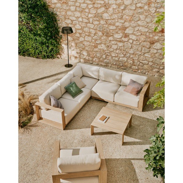 Iš akacijos masyvo sodo kavos staliukas 82,5x82,5 cm Ambra – Kave Home-image-2