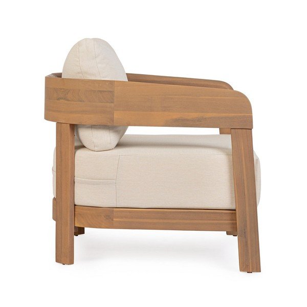 Natūralios spalvos medžio masyvo sodo krėslas Pablo – Bizzotto-image-3