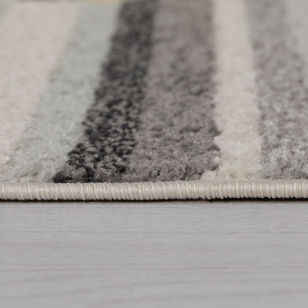 Pilkos ir geltonos spalvos kilimas "Flair Rugs Urban Lines", 100 x 150 cm-image-2