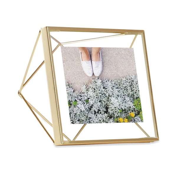 Aukso spalvos rėmelis 10 x 10 cm dydžio nuotraukai Umbra Prisma-image-2