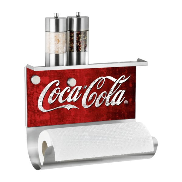 Magnetinis rankšluosčių laikiklis su lentynėle "Wenko Coca-Cola Classic