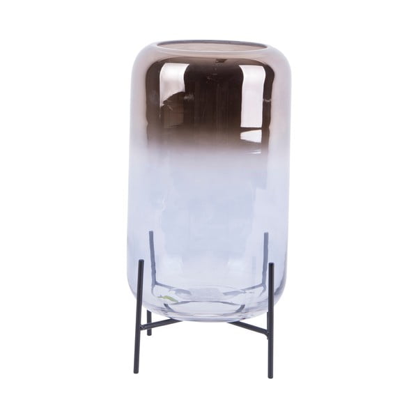 Stiklinė vaza PT LIVING Silver Fade, aukštis 29 cm
