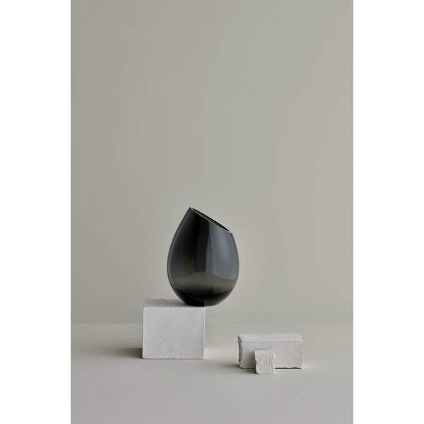 Žalio stiklo vaza Blomus Raindrop, 24 cm aukščio-image-1