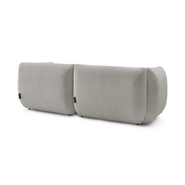 Smėlio spalvos velvetinė sofa 260 cm Lecomte - Bobochic Paris-image-4